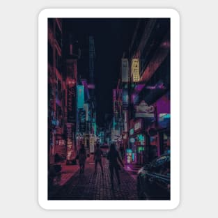 Cyberpunk Nights (Dark Edition) Sticker